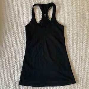 Lululemon Cool Racerback Tank, Black, Size 4